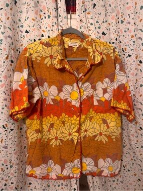 Chasing Unicorns aloha button up